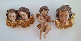 Süsse Holz Engel-Figuren, Wanddeko