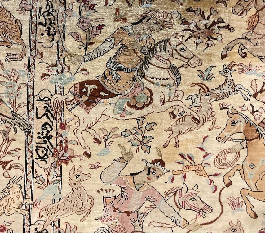 Tappeti: teppich . ghom . seide . ca 98 x 155cm – Usato da Allschwil venduto da rotocker 1