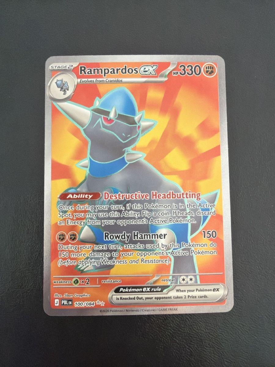 Pokémon Carte collezionabili: Rampardos ex 100/084 NM/EN – Usato da Cadro venduto da rarecandycustoms