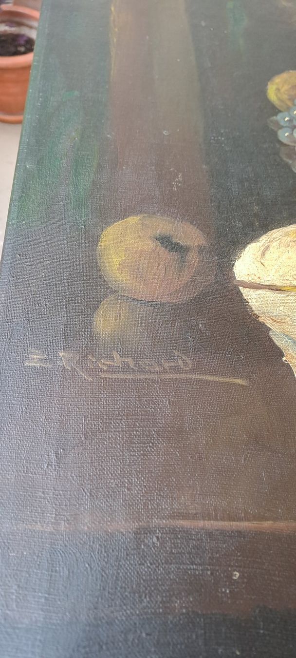 Gemälde: Bodegón Ölgemälde Obst, auf Leinwand – Gebraucht aus Zürich von Michel1896 1