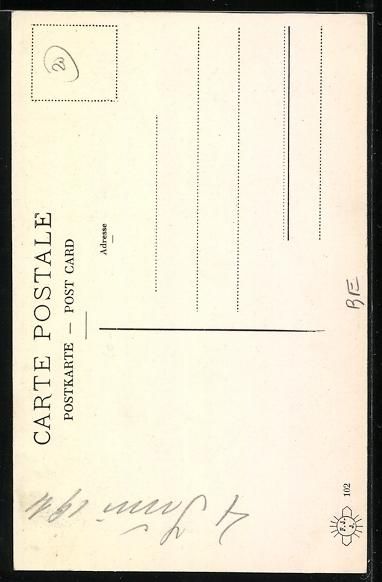 Cartoline postali: Interlaken, Teilansicht vom See aus mit  – Usato da Berlin venduto da bartko-reher 1