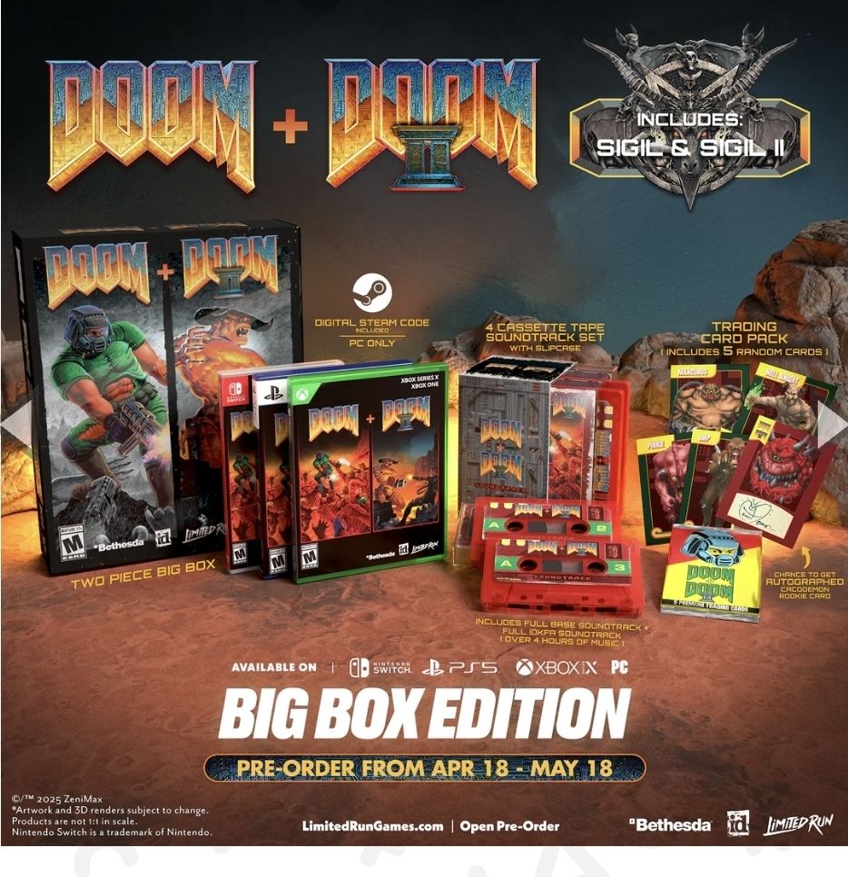 Spiele: Limited run games - Doom & Doom 2 Special Big Box Edition – Neu und originalverpackt aus Seuzach von Xauberai 7