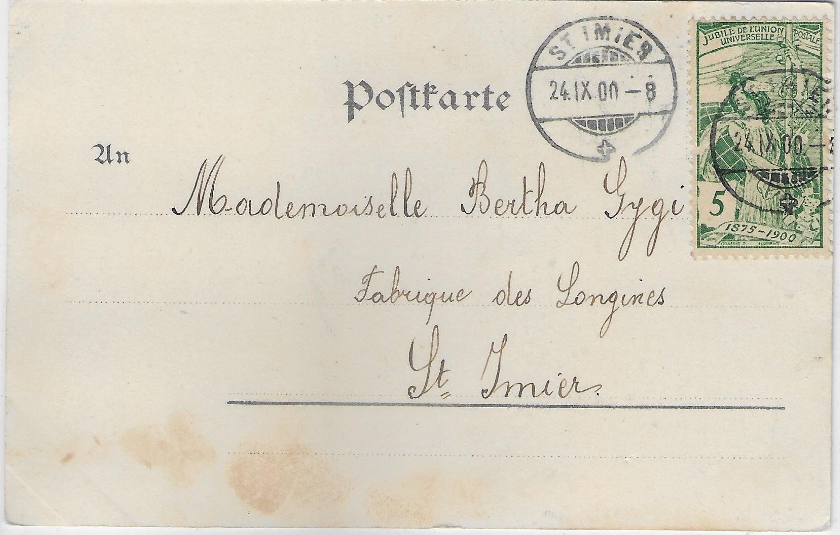 Cartoline postali: Gruss vom See - Litho - UPU 1900 – Usato da Ettingen venduto da Kartenplanet 1