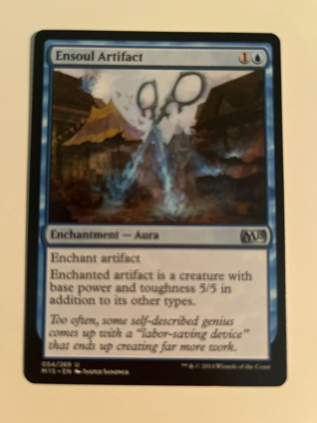Magic The Gathering Carte collezionabili: 1 x Ensoul Artifact - Magic: The Gathering - MtG – Usato da Kriens venduto da Shadi1980