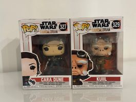 Star Wars Mandalorian Funko Pop! Figuren, Cara Dune & Kuiil