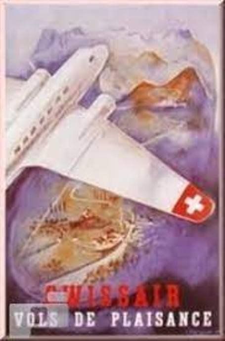 Swissair Insegne: Nostalgie Blechschild - SWISSAIR – Nuovo (secondo la descrizione) da Rupperswil venduto da big-one-sale