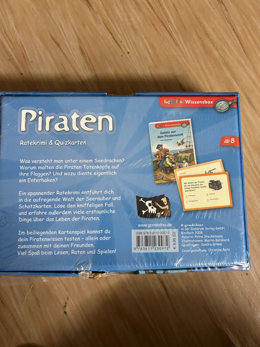 Giochi: Quizkarten Piraten – Nuovo e nell'imballaggio originale da Hallwil venduto da Zoeizy 2
