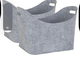 Filztasche Kaminholz Aufbewahrung, 52 x 29 x 39 cm