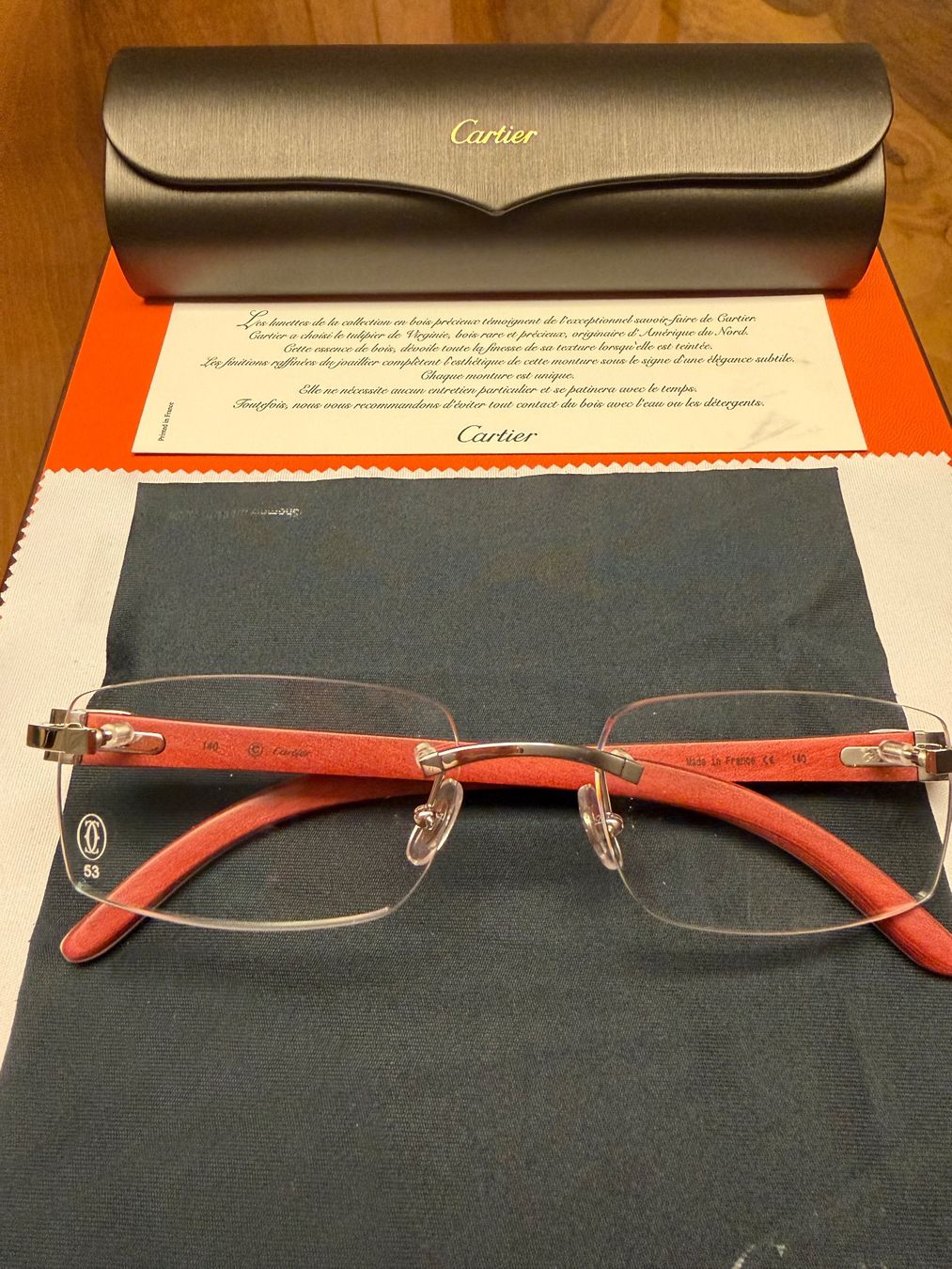 Brillen & Gläser: Cartier Bubinga Platin – Neu und originalverpackt aus Kilchberg ZH von Gugsan 1