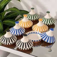 Mini Tajines Marocains en Poterie Fait Main  Safi
