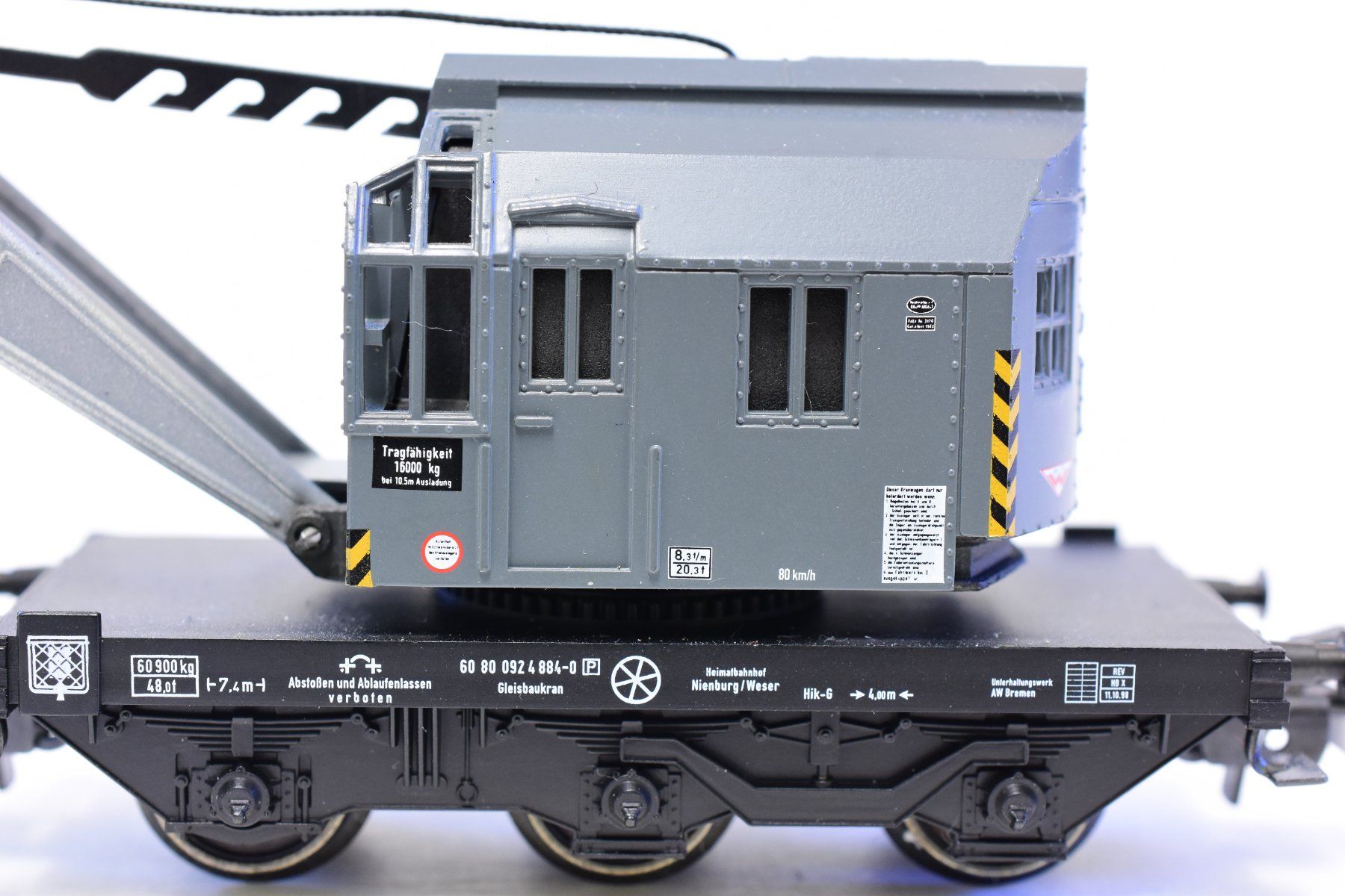 Märklin Modellini di ferrovie: Märklin Kranwagen ohne OVP – Usato da Lohn-Ammannsegg venduto da 1monika 3