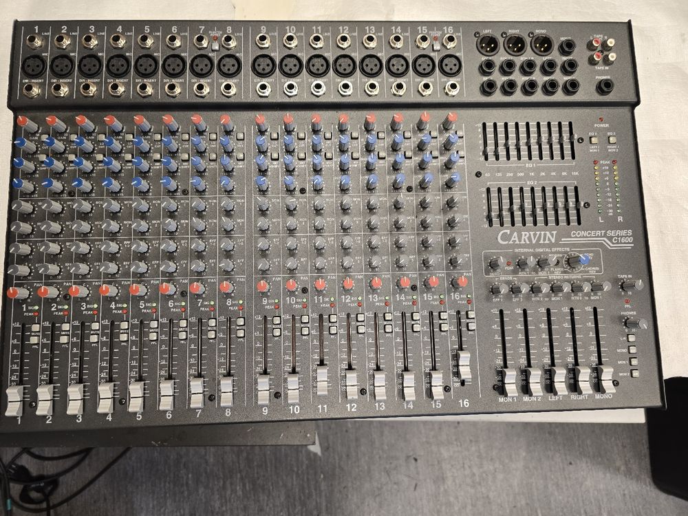 Carvin C1600 Concert Series Console Mixer Made in USA (Gebraucht) in ...