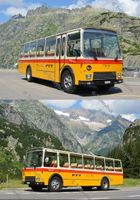 Postkarte FBW/Eggli 50U54R EDU-A Alpenwagen           BTM088