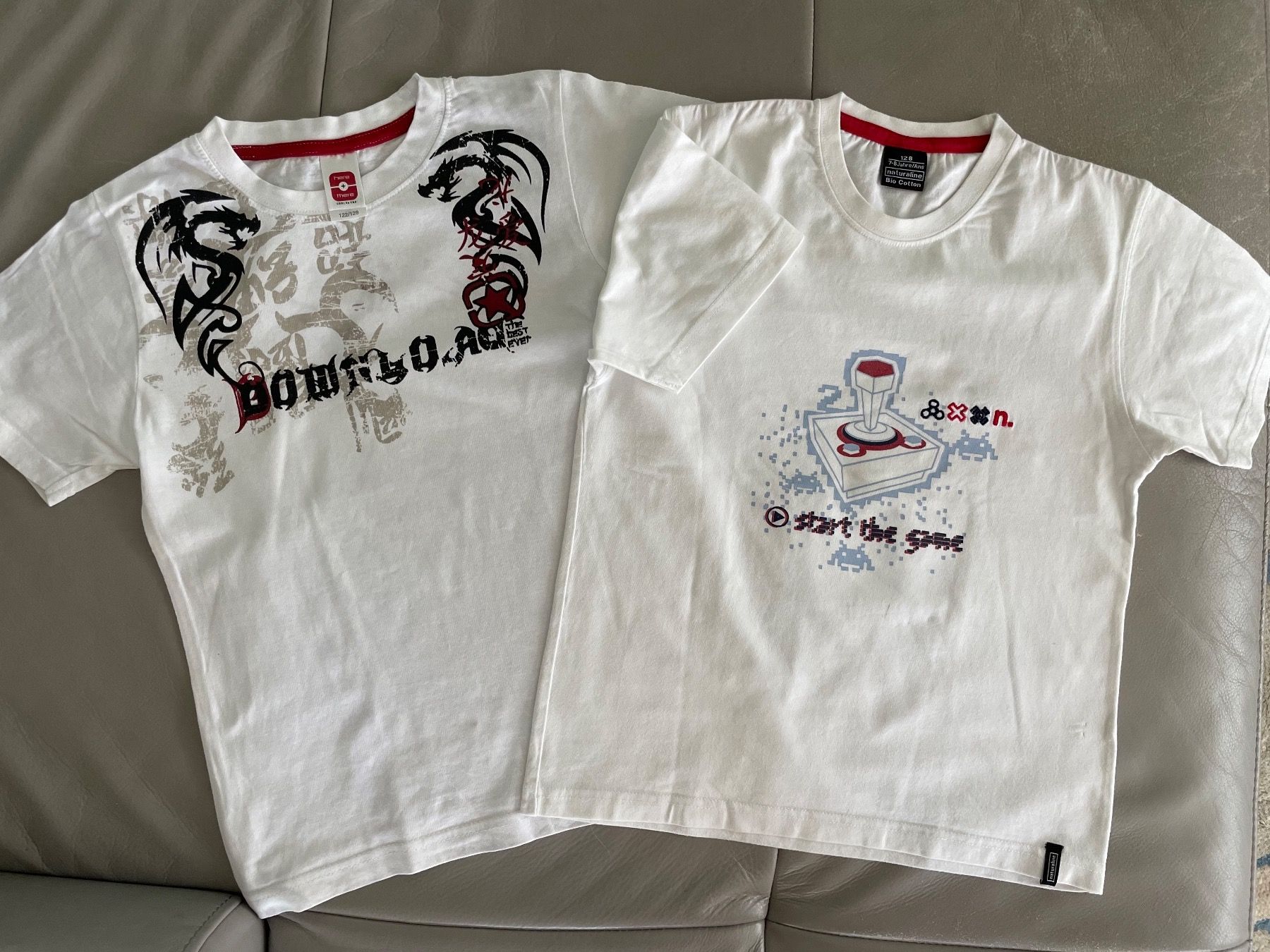 Camicie, T-shirt & Polo: T-Shirts 2er Set Gr. 122/128 – Usato da Goldswil venduto da _Dudy_