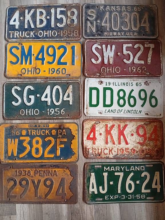 Insegne: Plaque de moto et auto USA  – Usato da Biel/Bienne venduto da loudmuffles 2
