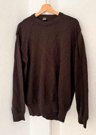 Hugo Boss Merino Sweater - Dark Brown - Size 54 