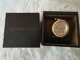 Michael Kors Damen Uhr gold mit Lederband