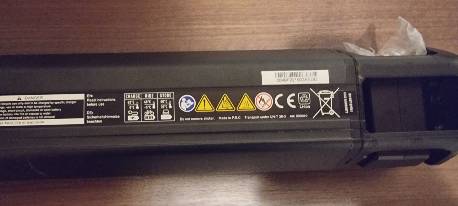 Flyer Batterie: Flyer Akku 630Wh intube – Usato da Buchs SG venduto da MATGEOMAR 2