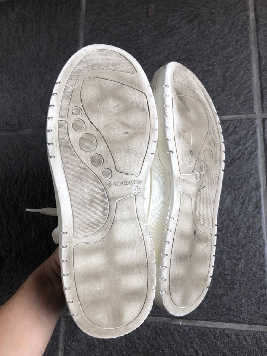 Stradivarius Scarpe da donna: Stradivarius Sneaker Weiss, Grösse 38 – Usato da Wädenswil venduto da Pixie_ 3