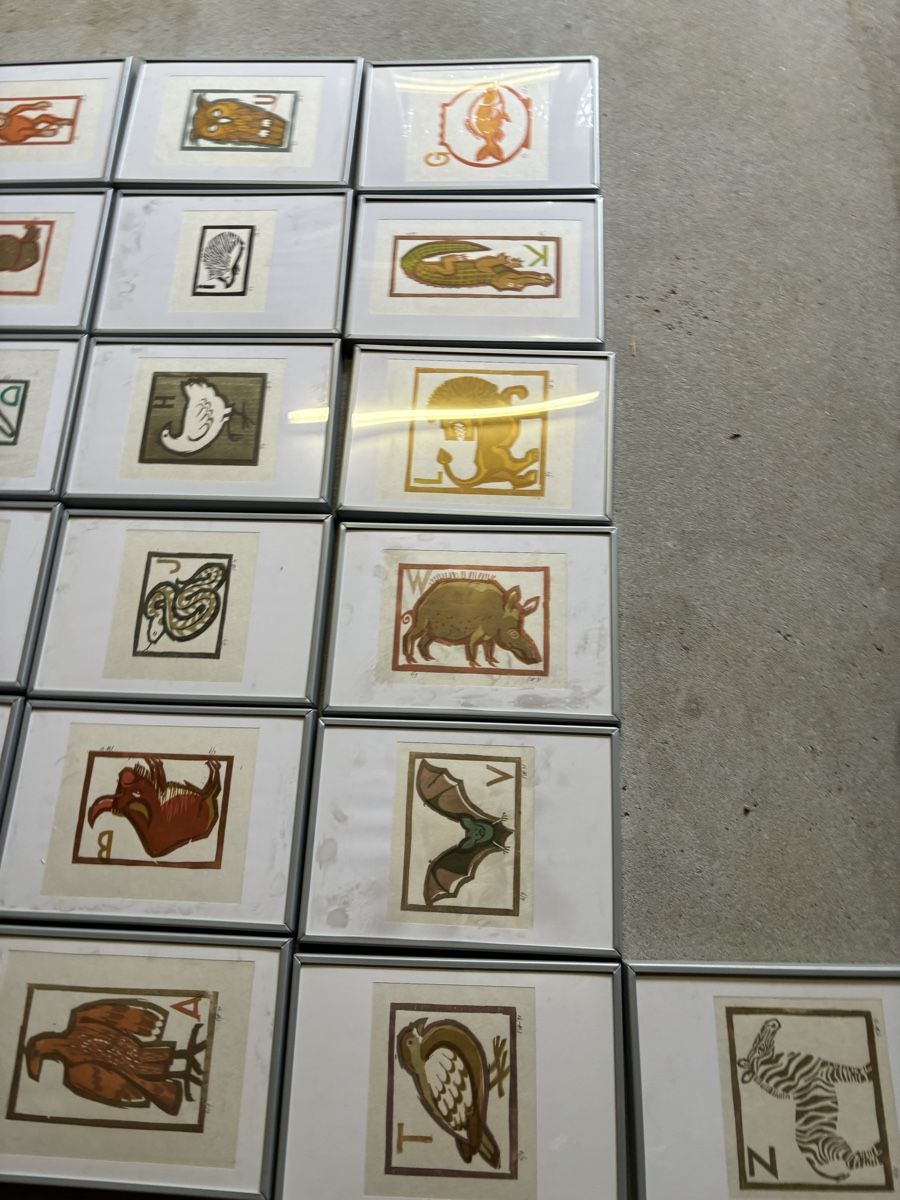 Foto & Immagini: Complete Framed Alphabet Animal Wall graphics framed – Usato da Biel-Benken BL venduto da ste_86wx 2