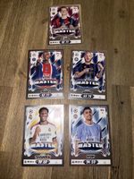 5 Topps Match Attax Master Karten Fussball Sammelkarten