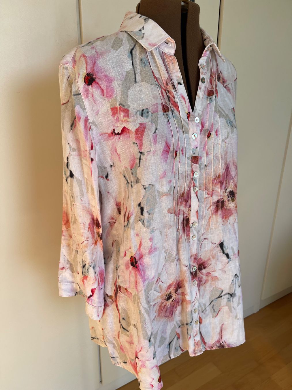 Gerry Weber Camicette: GERRY WEBER Leinenbluse mit 3/4 Armlänge, Gr. 42 – Usato da Meggen venduto da tulipe21 2