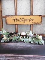 🎃Herbstzauber Tischdeko mit Teelicht Länge 44cm