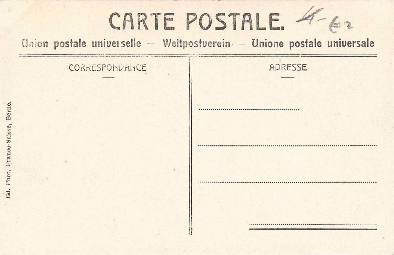 Cartoline postali: Adelboden – Usato da Biasca venduto da Blenio71 1