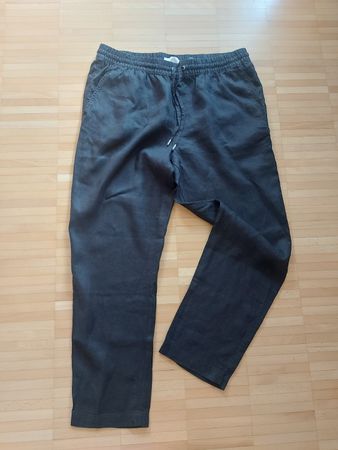 Hosse, schwarz, H&M, Grösse L