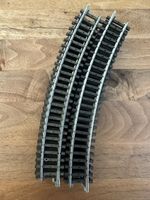 12x Märklin 2221 K Gleis Kurve R1 Vollprofil