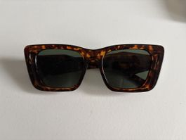 Sonnenbrille gross Leopardenmuster