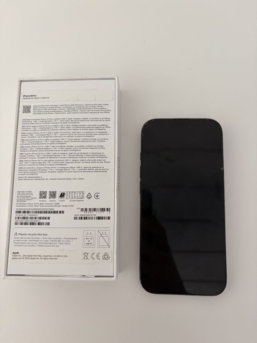 Apple Portables: Iphone 16 Pro 128 gb – D'occasion à Lütisburg par kur_d7q7 1