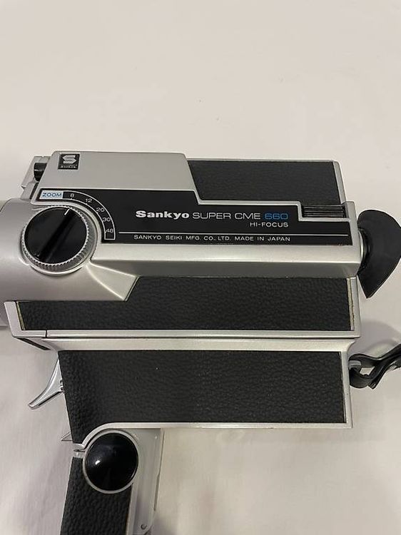 VINTAGE Caméra Sankyo Super 8 CME 880 Hi-Focus avec étui - Photo, audio & vidéo