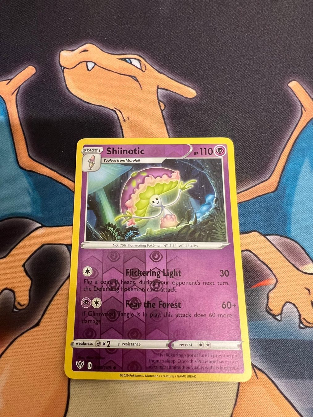 Pokémon : Shiinotic (DAA 80) - Reverse Holo - Darkness Ablaze – Neu (gemäss Beschreibung) aus Bülach von Pfrenzel