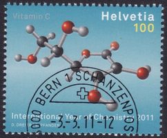 SBK-Nr. 1386 (Jahr der Chemie 2011) ET-gestempelt