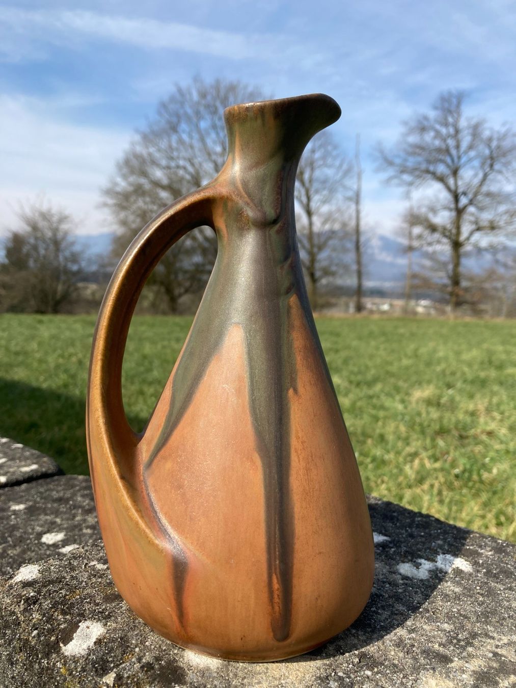 Vasi & Recipienti: KERAMIKVASE  VASE  BLUMENVASE  KRUGFORM – Usato da Subingen venduto da ArtBead 2