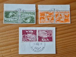 CH-Kehrdrucke mit ET-STempel Karte E7 Zustand gem.Bild