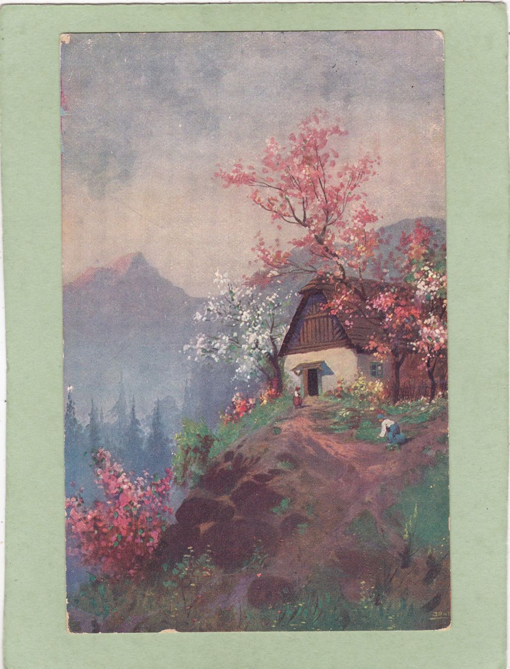 Cartoline postali: Kitsch Landschaft – Usato da Herisau venduto da Lisegrat2008