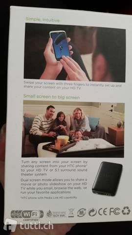 Unità & Adattatore: K..76) Neu HTC Media Link HD – Nuovo e nell'imballaggio originale da Wil SG venduto da Saxer1 1