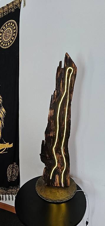 Lampen: Schwemmholz- Altholz Lampe Stehlampe – Gebraucht aus Ringgenberg BE von Yamaha1989 3