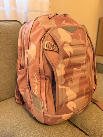 Satch Pack Schulrucksack Rosa Camo – Top Zustand – ab CHF 1.