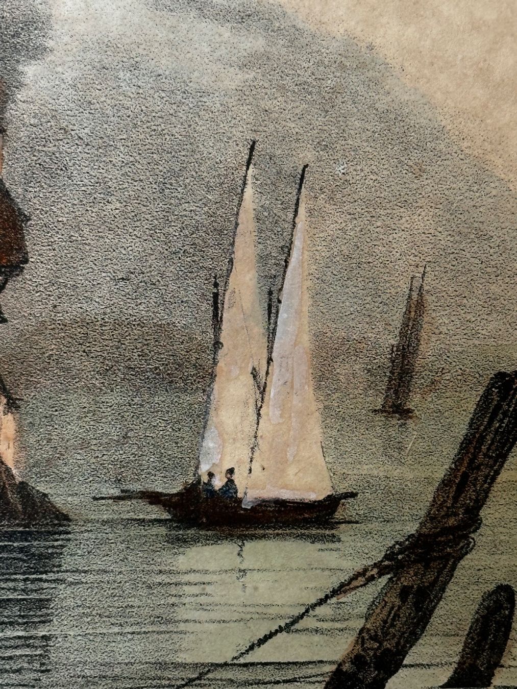 Grafiken & Lithographien: Lithographie Port de S.Saphorin – Gebraucht aus Les Bioux von ann_g9bh 3