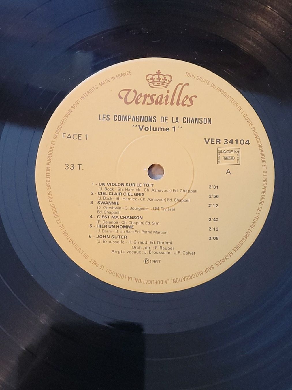 Dischi in vinile: Vinyle 33T Les Compagnons de la Chanson Vol.1 – Usato da La Chaux-de-Fonds venduto da reu_kx5l 3