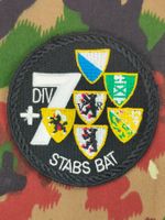 Verbandsabzeichen F Div 7 Stabsbat Stabskp