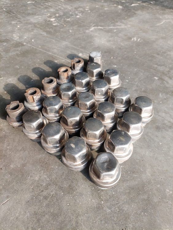 20 Dadi Per Ruote In Acciaio Al Carbonio, RRD500010, Neri, Per Land - Foto 3