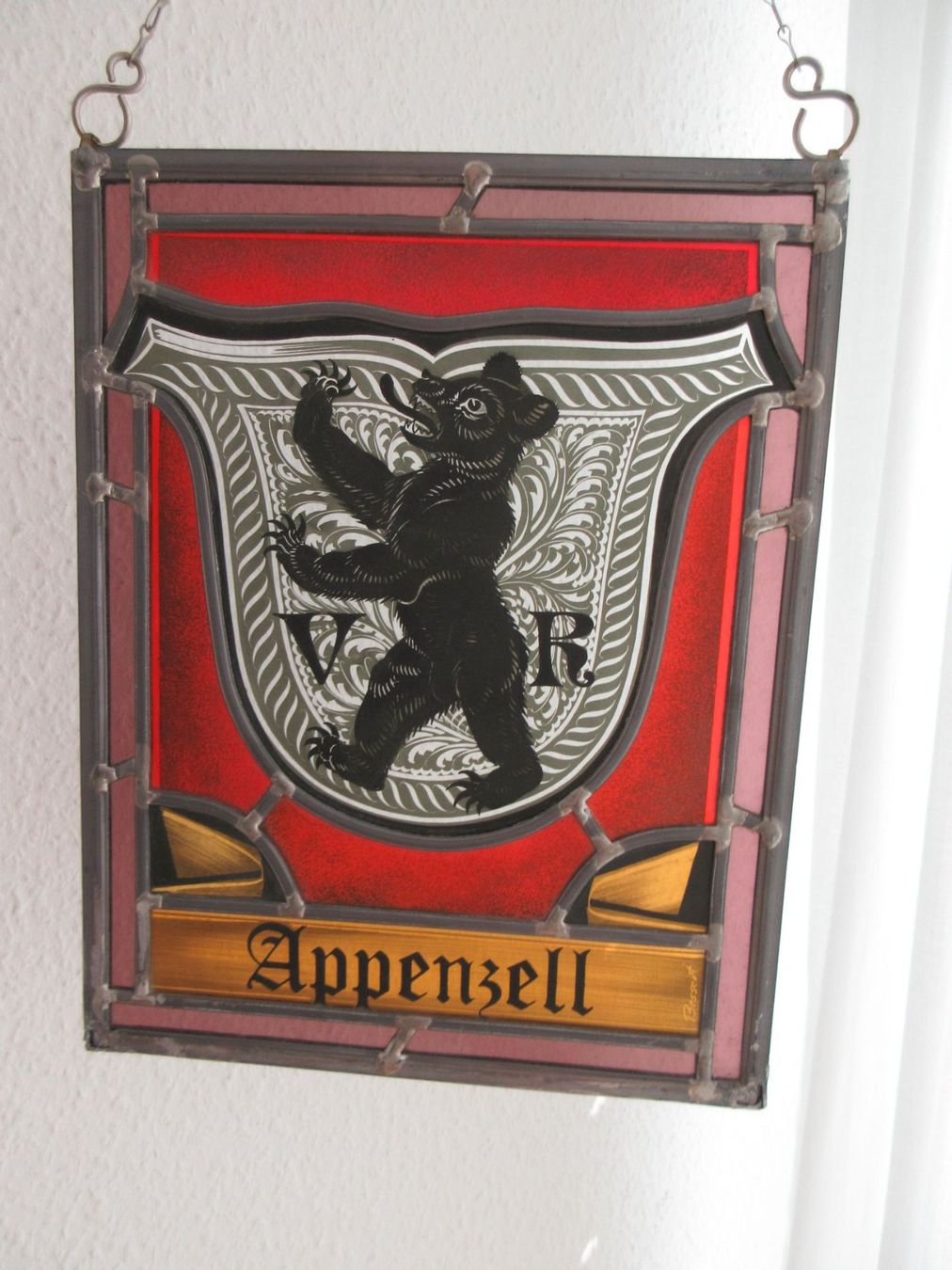 Altro in Antiquarato & Arte: Wappenscheibe Appenzell, von Bossert Basel – Usato da Binningen venduto da tempipassati