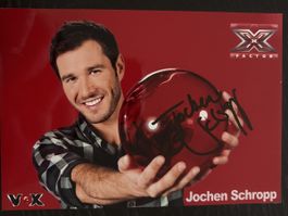Autogrammkarte Jochen Schropp X-Factor signiert Top!