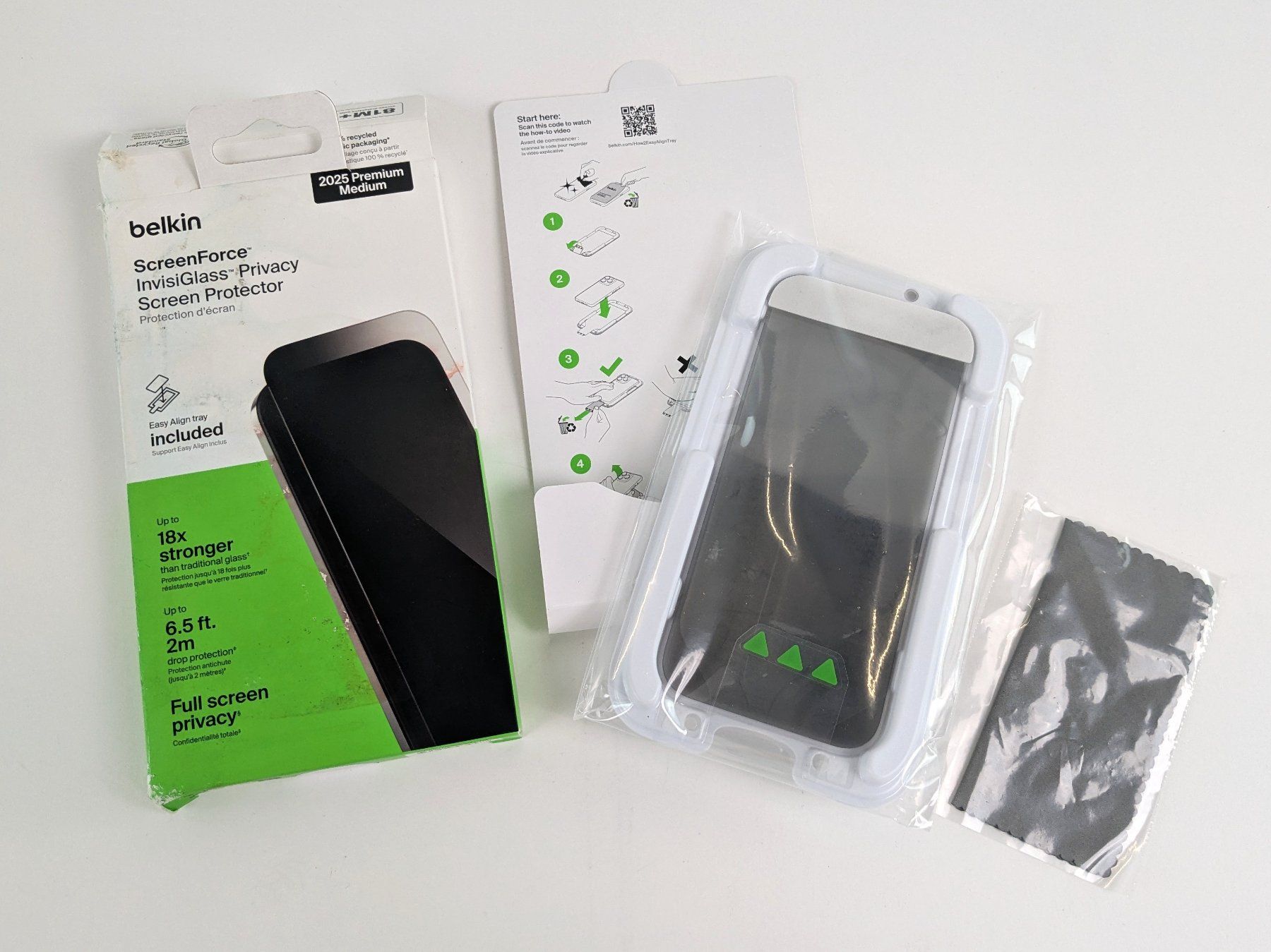 Ritocchi & pellicole di protezione: BELKIN Invisiglass Privacy Apple iPhone 17 Pro – Nuovo (secondo la descrizione) da Dintikon venduto da Restwert_Dintikon
