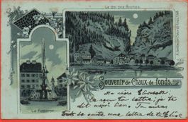 LITHO Souvenir de CHAUX-DE-FONDS