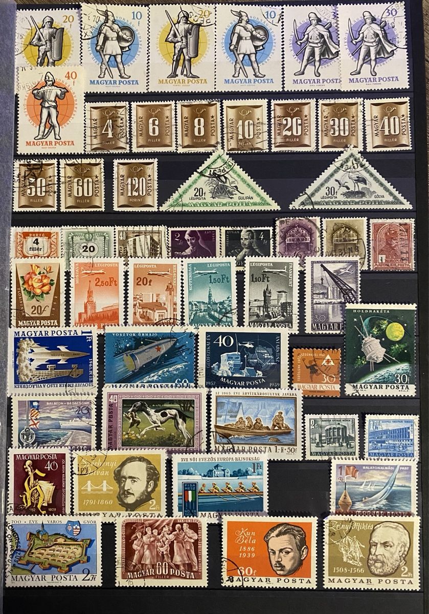Tutti i francobolli: 94 timbres Hongrie – Usato da Petit-Lancy venduto da Solcarm